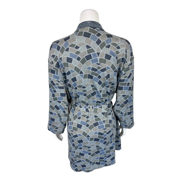 The Muses Closet Sweaterknit 3/4-Sleeve Cardigan (Slate, Size XL) - Picture 2 of 2